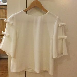 Club Monaco white blouse sz XS